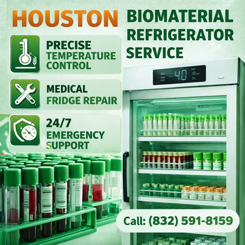 Houston Biomaterial Refrigerator Service | Medical Cooling